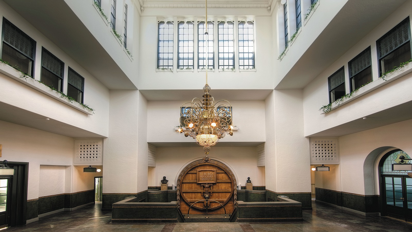 Large beer keg inside the hall / Credit: Kurt Rodahl Hoppe